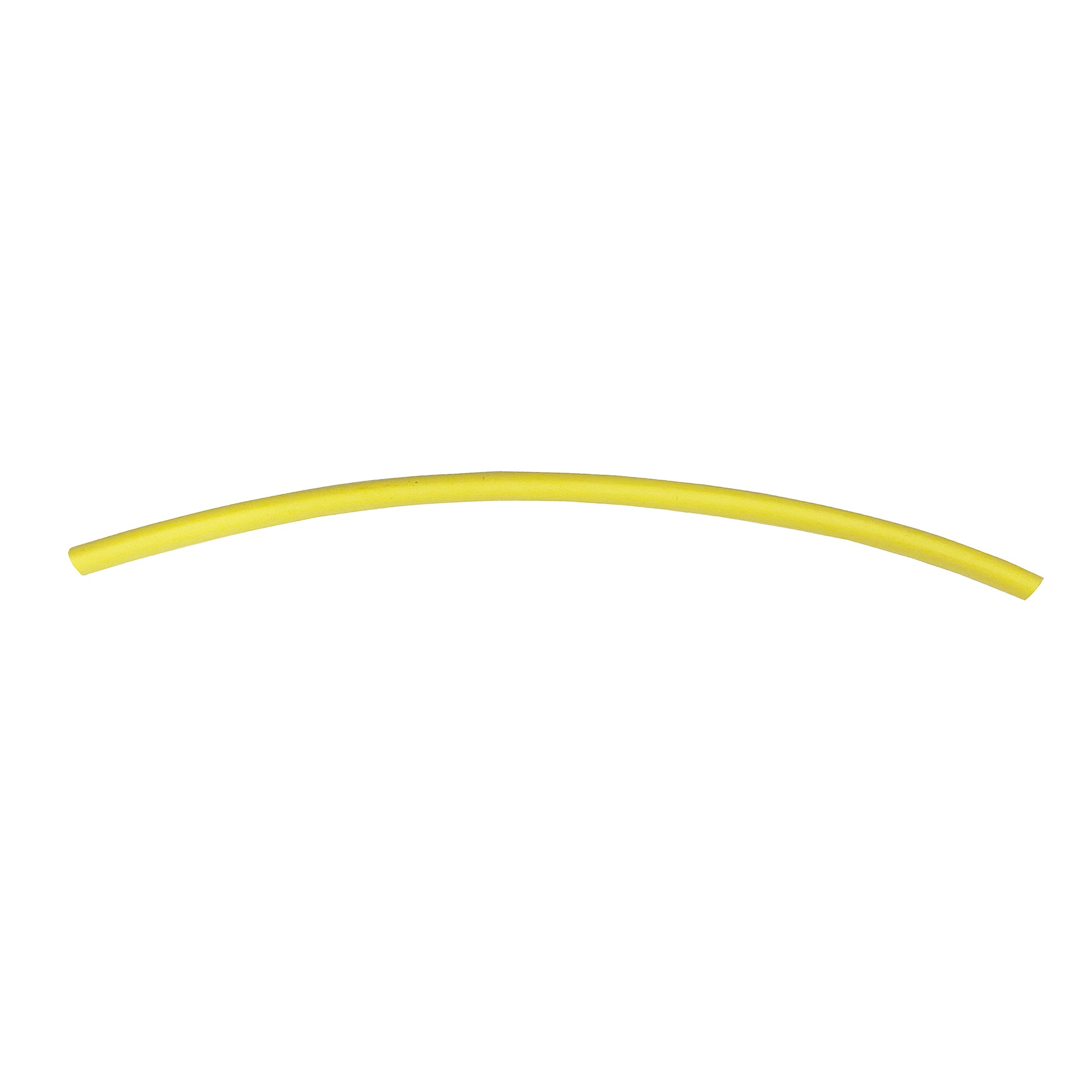 Flexible Thin Single Wall Non-Adhesive Heat Shrink Tubing 2:1 Yellow 1/8" ID - 25' Ft Spool