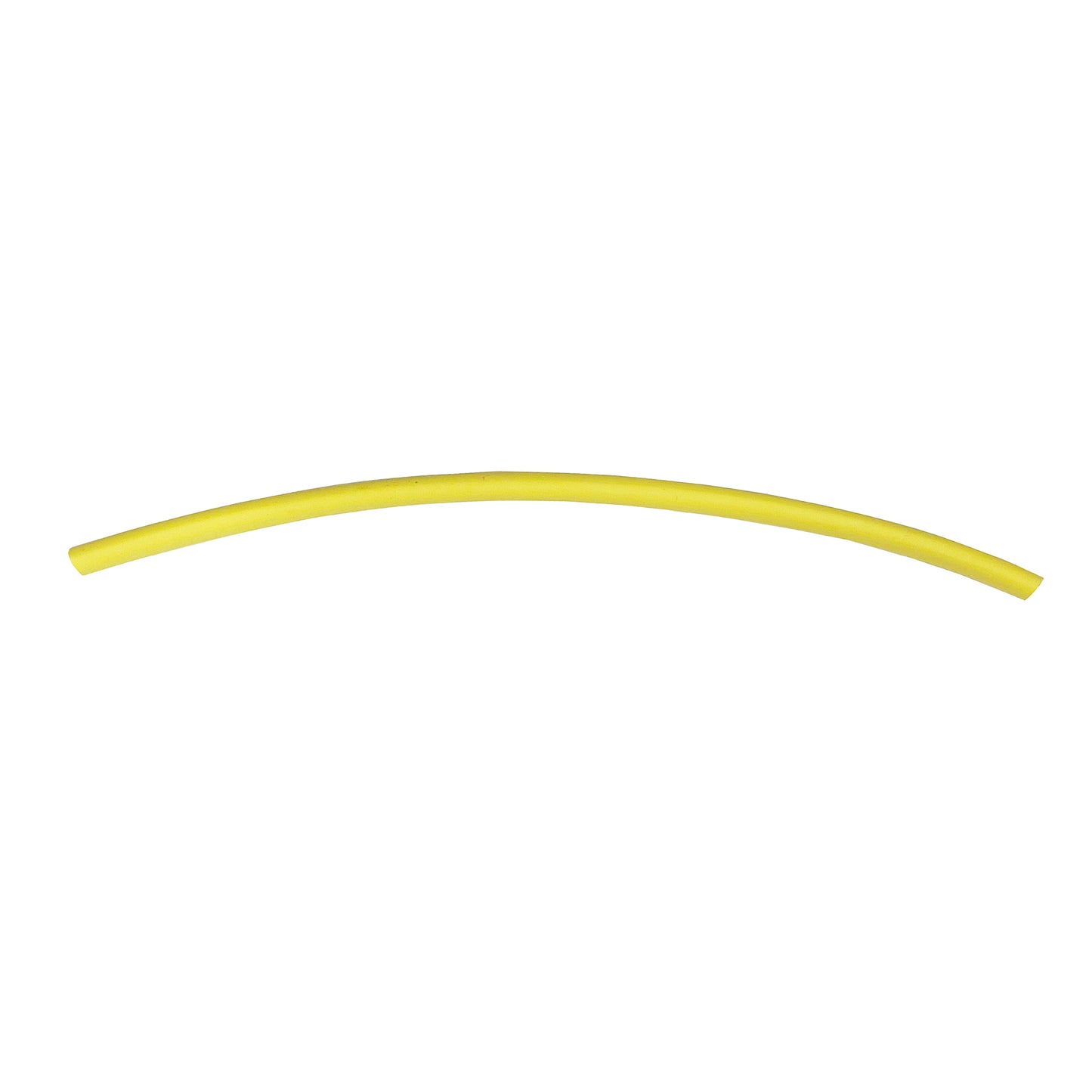 Flexible Thin Single Wall Non-Adhesive Heat Shrink Tubing 2:1 Yellow 1/8" ID - 12" Inch 10 Pack
