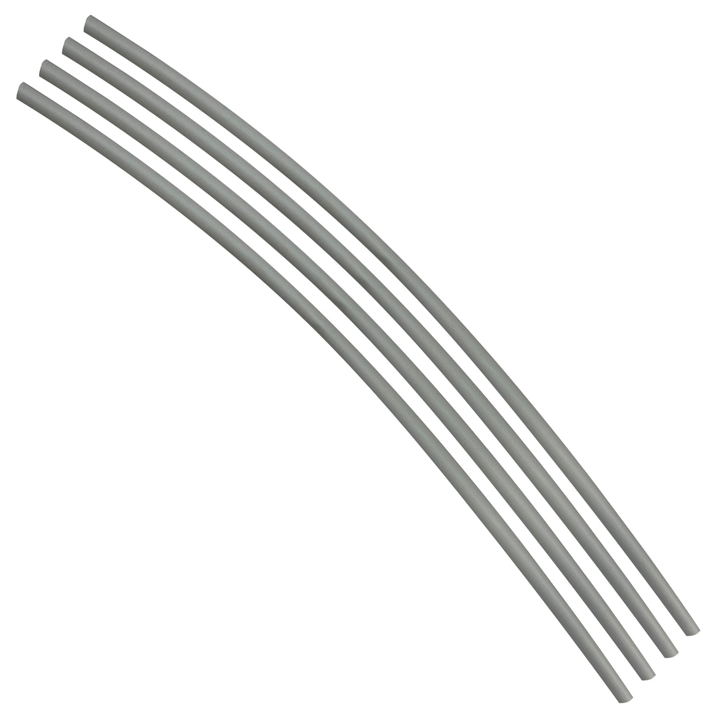 Flexible Thin Single Wall Non-Adhesive Heat Shrink Tubing 2:1 White 3/16" ID - 100' Ft Spool