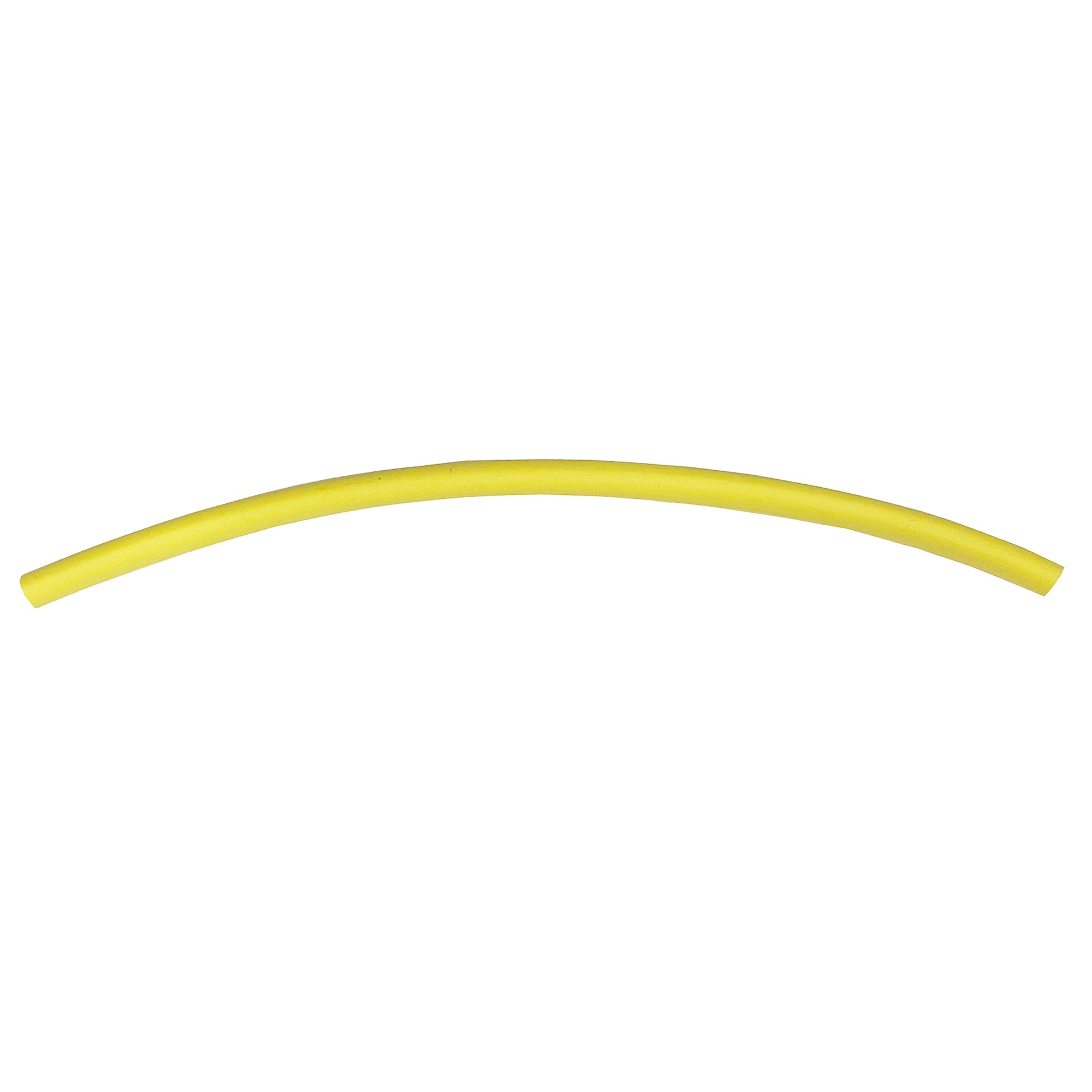 Flexible Thin Single Wall Non-Adhesive Heat Shrink Tubing 2:1 Yellow 3/16" ID - 48" Inch 4 Pack