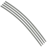 Flexible Thin Single Wall Non-Adhesive Heat Shrink Tubing 2:1 White 1/4" ID - 100' Ft Spool