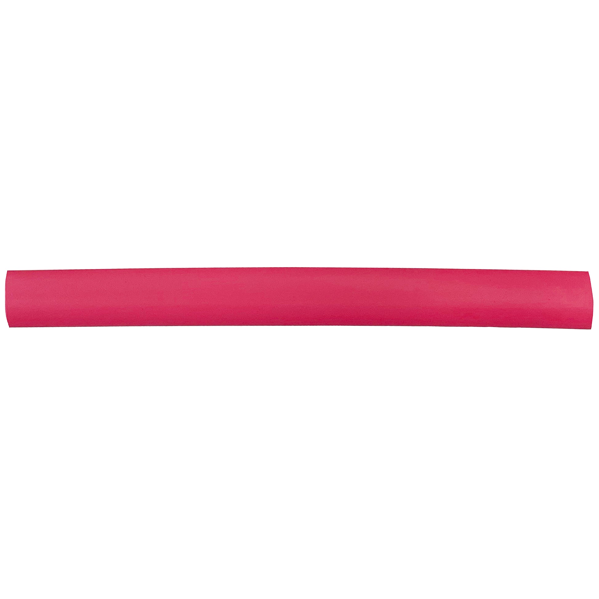 Flexible Thin Single Wall Non-Adhesive Heat Shrink Tubing 2:1 Red 3/8" ID - 48" Inch 4 Pack
