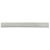 Flexible Thin Single Wall Non-Adhesive Heat Shrink Tubing 2:1 White 3/8" ID - 12" Inch 10 Pack