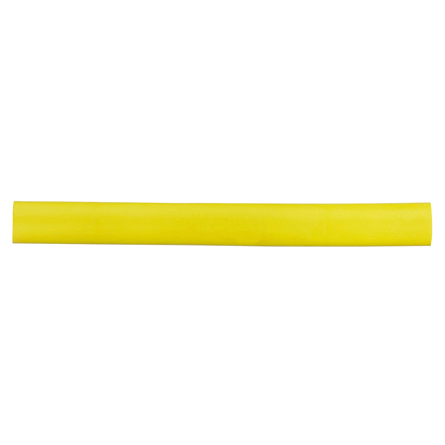 Flexible Thin Single Wall Non-Adhesive Heat Shrink Tubing 2:1 Yellow 3/8" ID - 25' Ft Spool