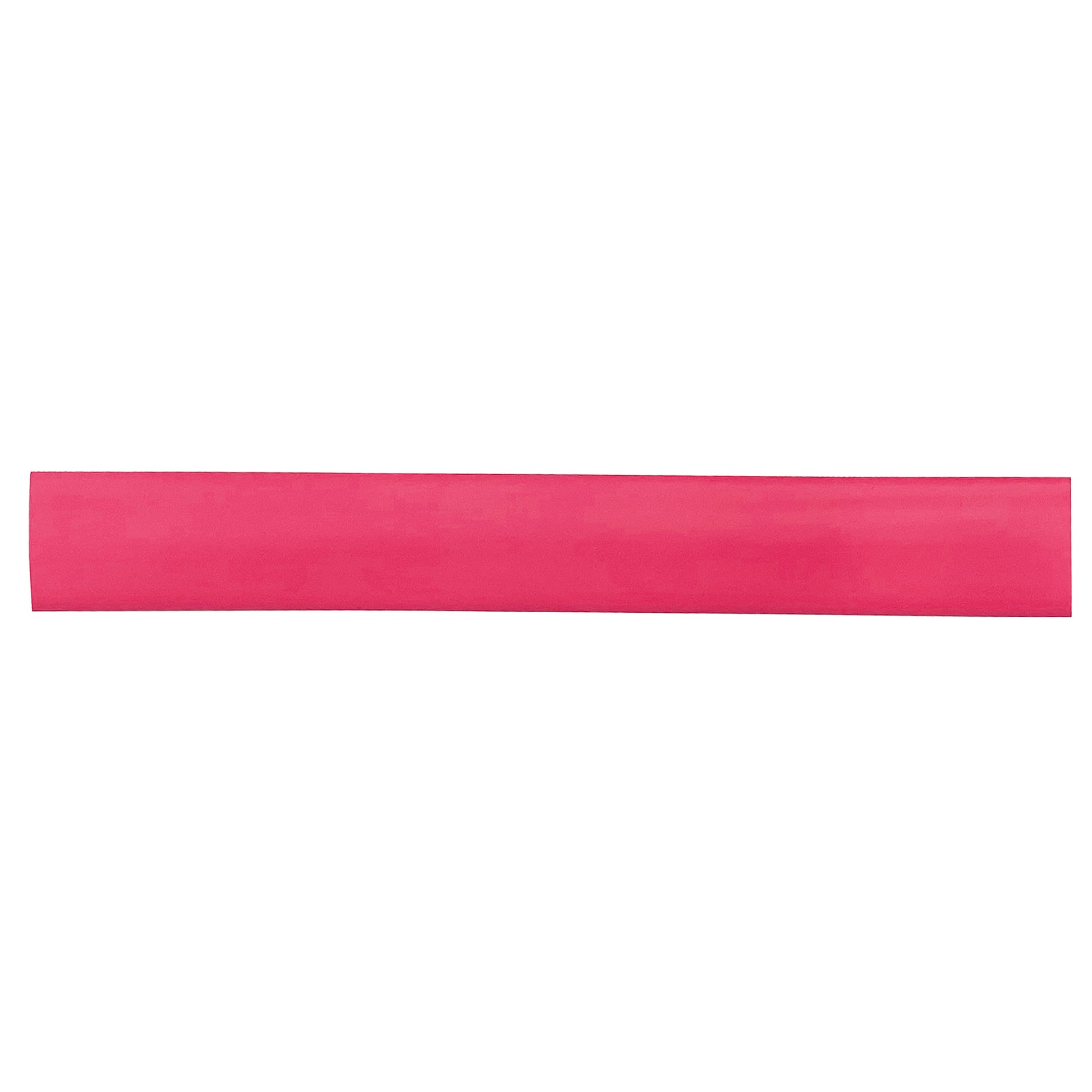 Flexible Thin Single Wall Non-Adhesive Heat Shrink Tubing 2:1 Red 1/2" ID - 48" Inch 4 Pack