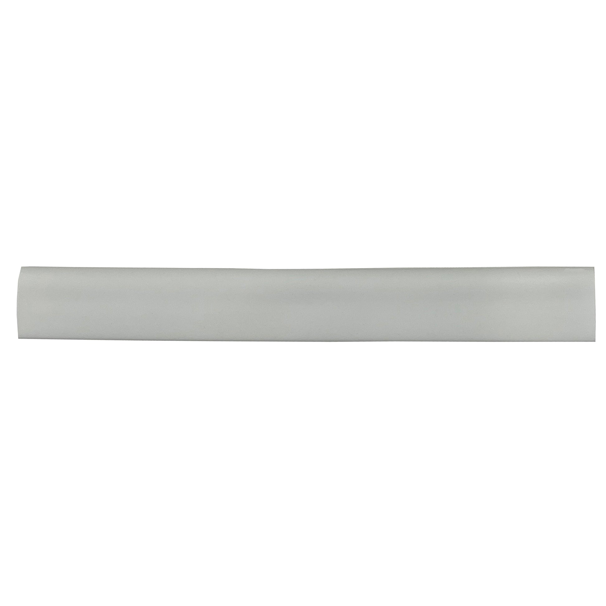 Flexible Thin Single Wall Non-Adhesive Heat Shrink Tubing 2:1 White 1/2" ID - 25' Ft Spool
