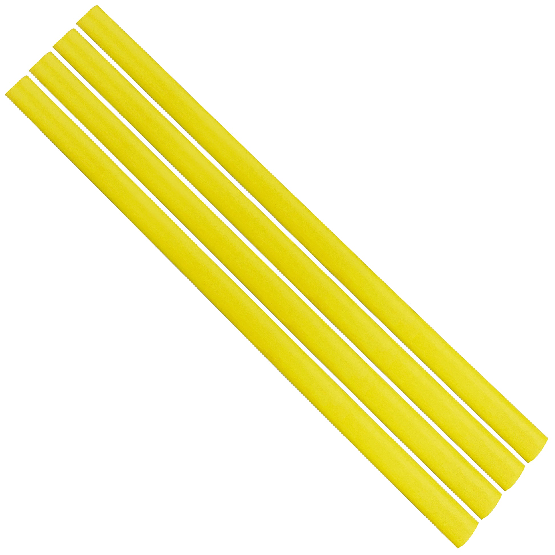 Flexible Thin Single Wall Non-Adhesive Heat Shrink Tubing 2:1 Yellow 1/2" ID - 100' Ft Spool
