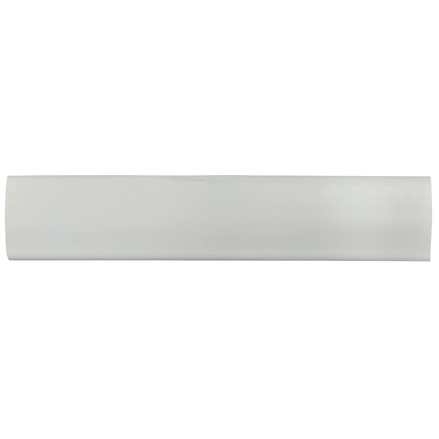 Flexible Thin Single Wall Non-Adhesive Heat Shrink Tubing 2:1 White 3/4" ID - 12" Inch 10 Pack