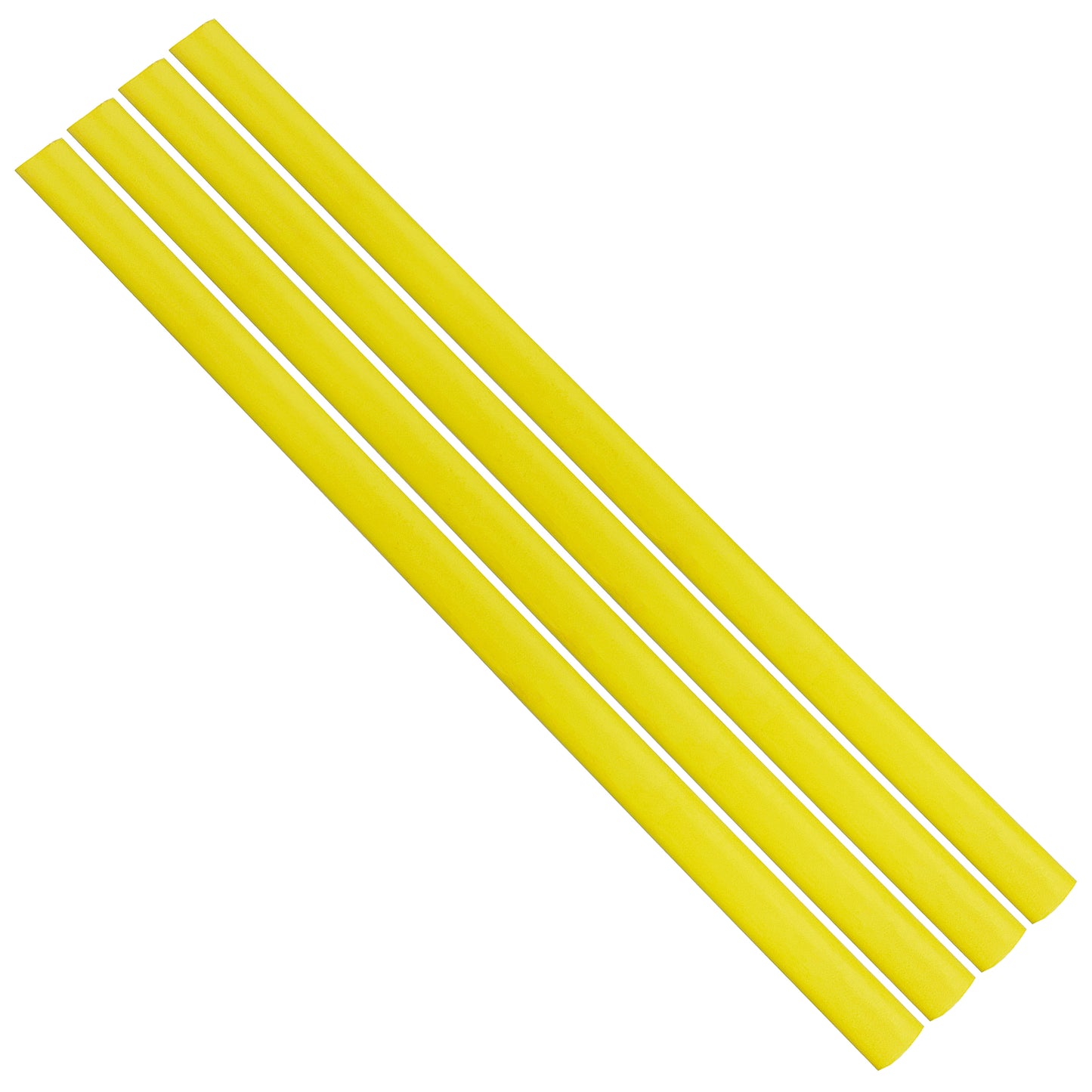 Flexible Thin Single Wall Non-Adhesive Heat Shrink Tubing 2:1 Yellow 1/2" ID - 25' Ft Spool