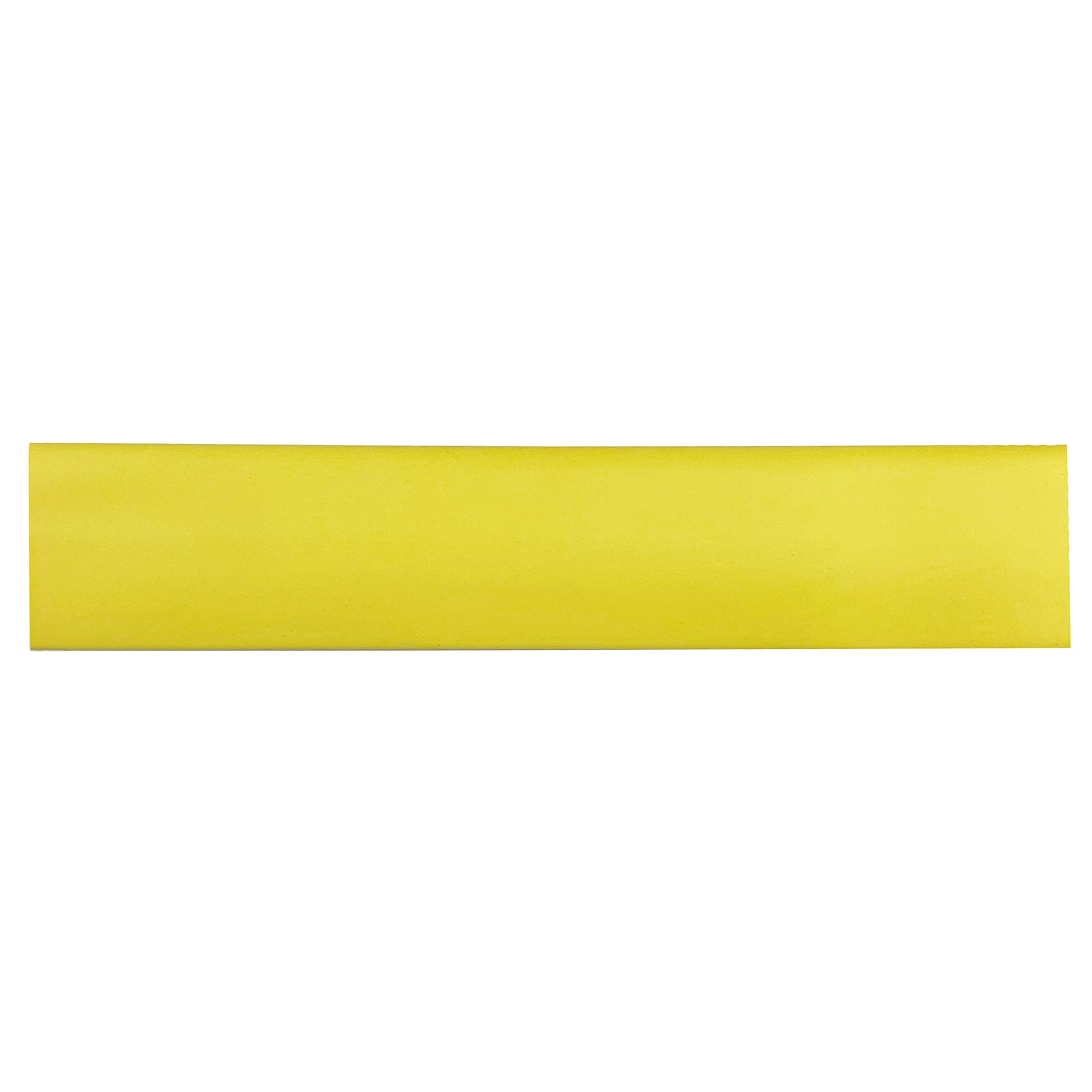 Flexible Thin Single Wall Non-Adhesive Heat Shrink Tubing 2:1 Yellow 3/4" ID - 25' Ft Spool