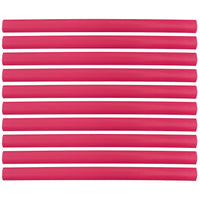 Flexible Thin Single Wall Non-Adhesive Heat Shrink Tubing 2:1 Red 3/4" ID - 12" Inch 10 Pack