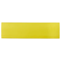 Flexible Thin Single Wall Non-Adhesive Heat Shrink Tubing 2:1 Yellow 1" ID - 12" Inch 10 Pack