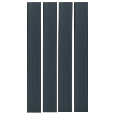 Flexible Thin Single Wall Non-Adhesive Heat Shrink Tubing 2:1 Black 4" ID - 48" Inch 4 Pack