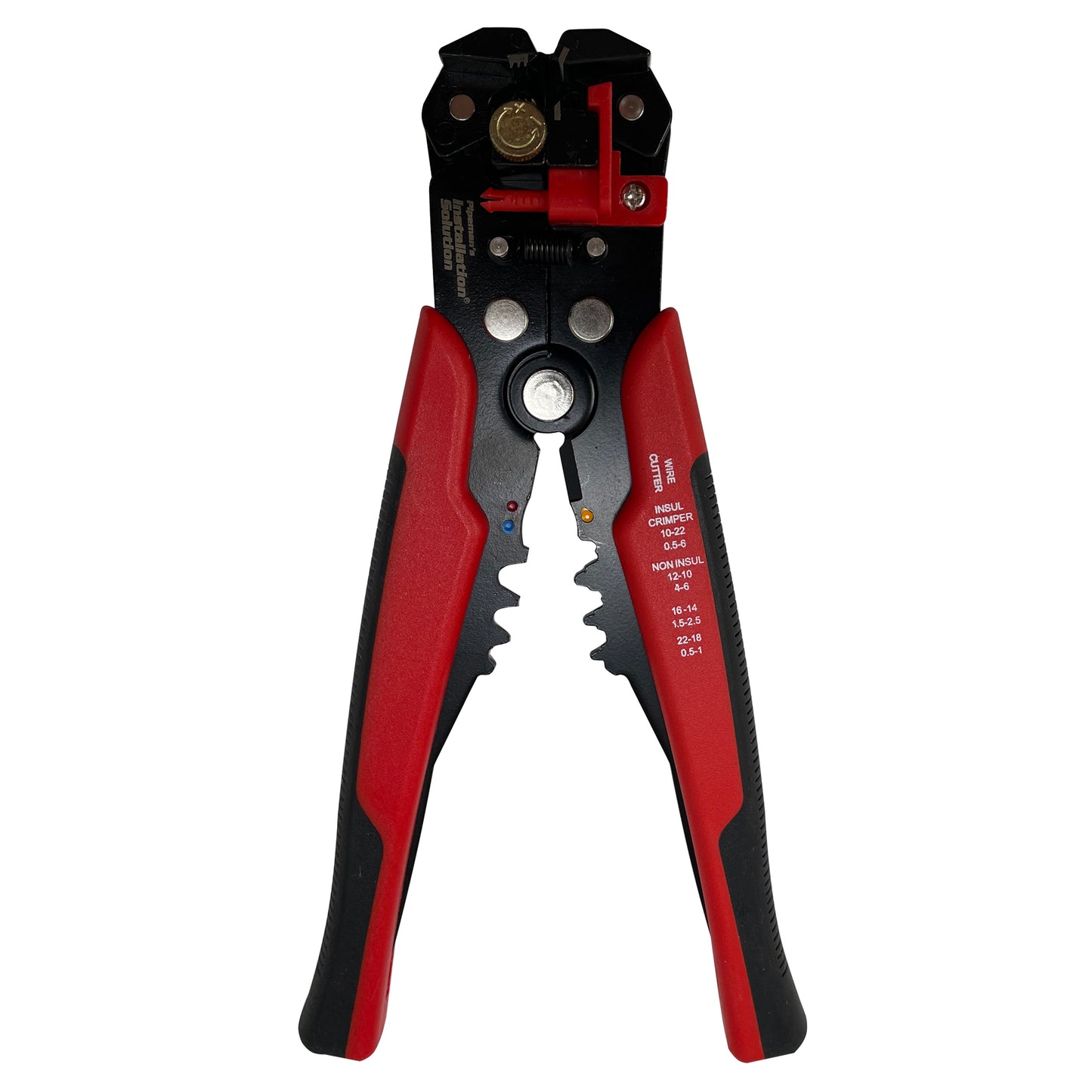 8" Heavy Duty Wire Stripper Cutter & 10-22 AWG Gauge Terminal Connector Crimper Tool