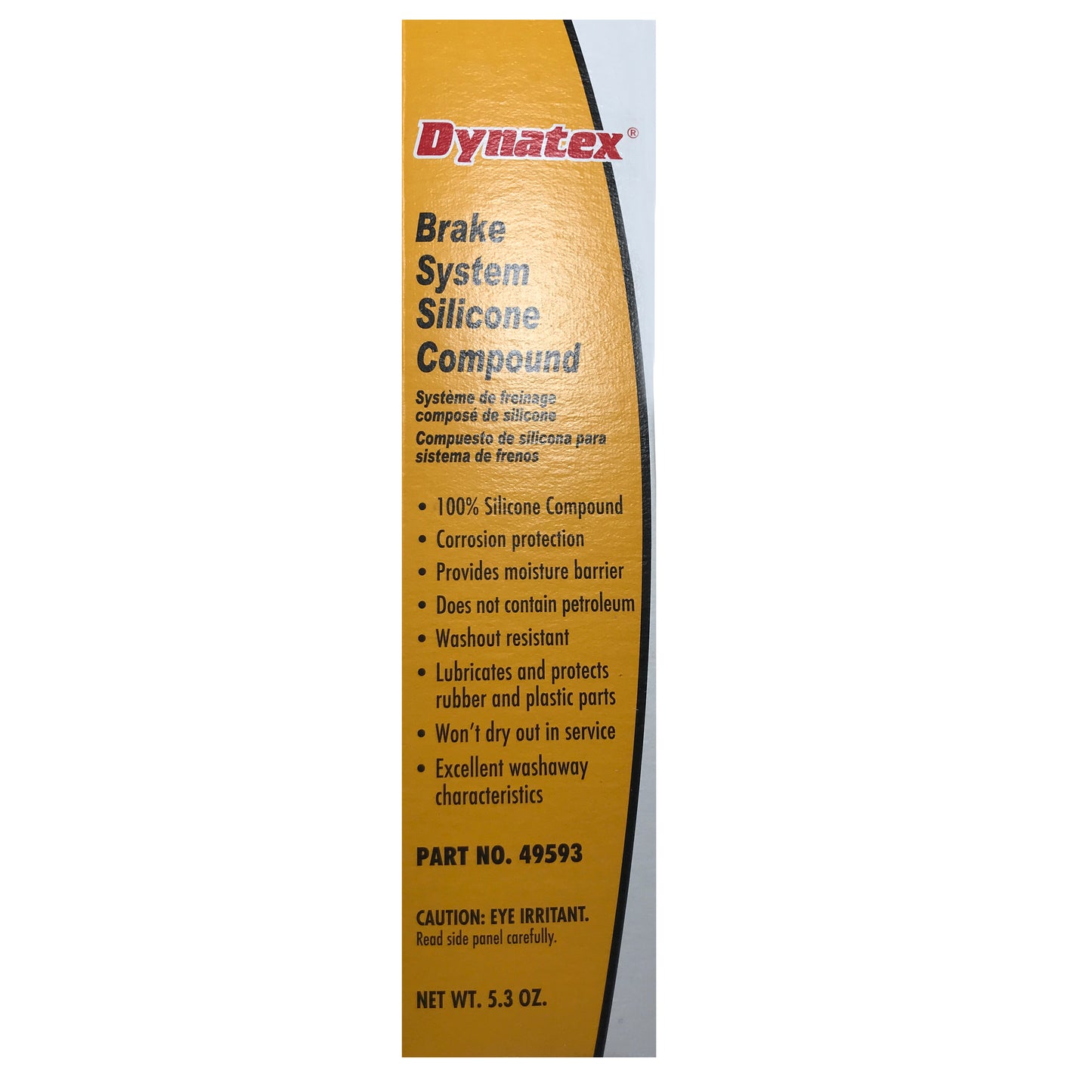 Dynatex Brake System Silicone Lubricant Compound 5.3 Oz. Tube - Boxed, case of 12