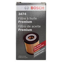 Bosch 3474 Premium Engine Oil Filter Cartridge fits 04-15 Cadillac Chevrolet Saab