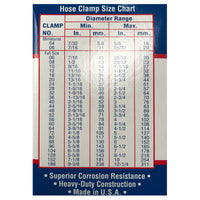 Box of 10 SAE #16 Stainless Steel 13/16" to 1-1/2" Worm Gear Hose Clamp 1/2 Band