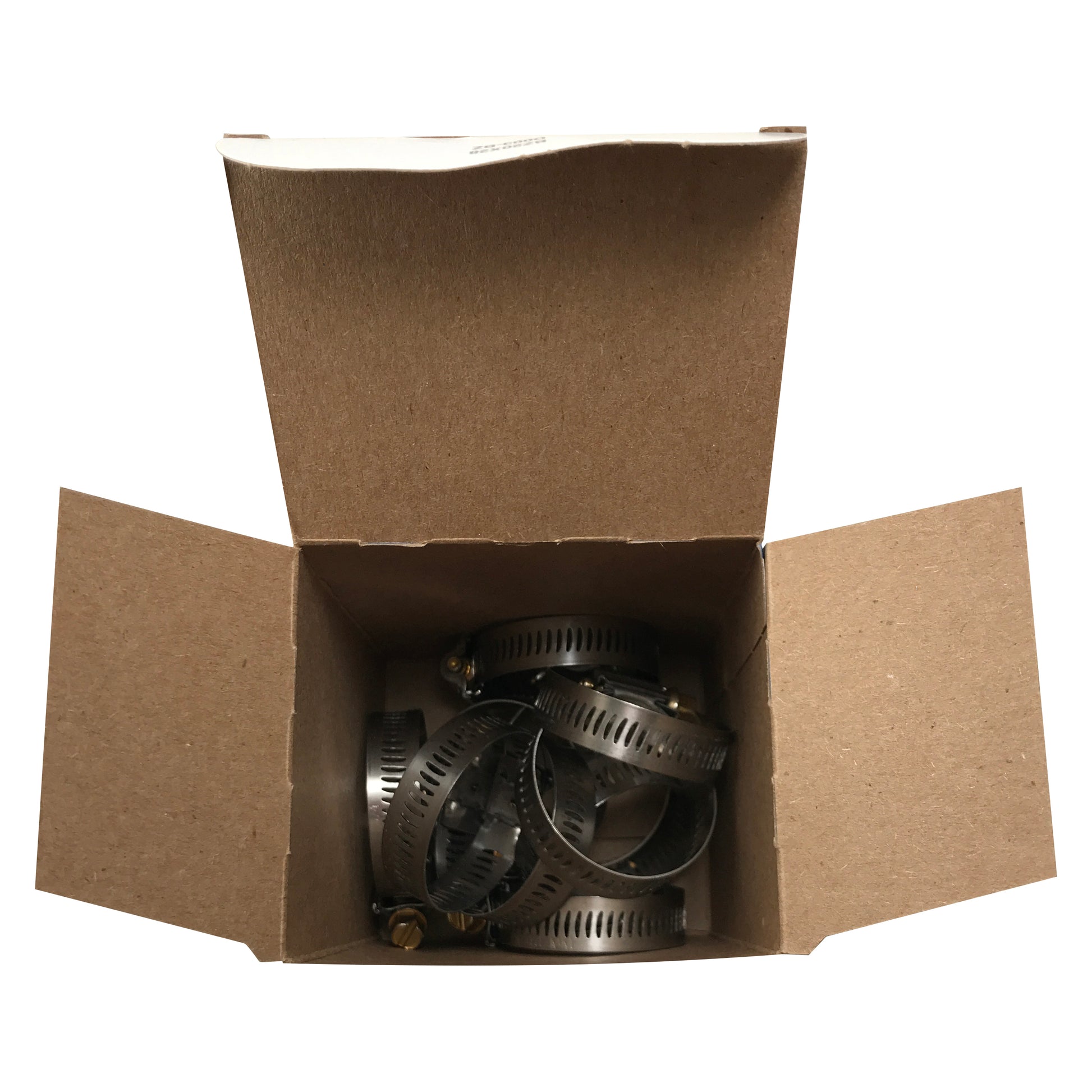 Box of 10 SAE #20 Stainless Steel 13/16 to 1-3/4 Worm Gear Hose Clamp 1/2 Band
