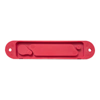 12 Point Power Distribution Block Terminal Busbar with Red Cover & Insulator Boot - 1/4" Post