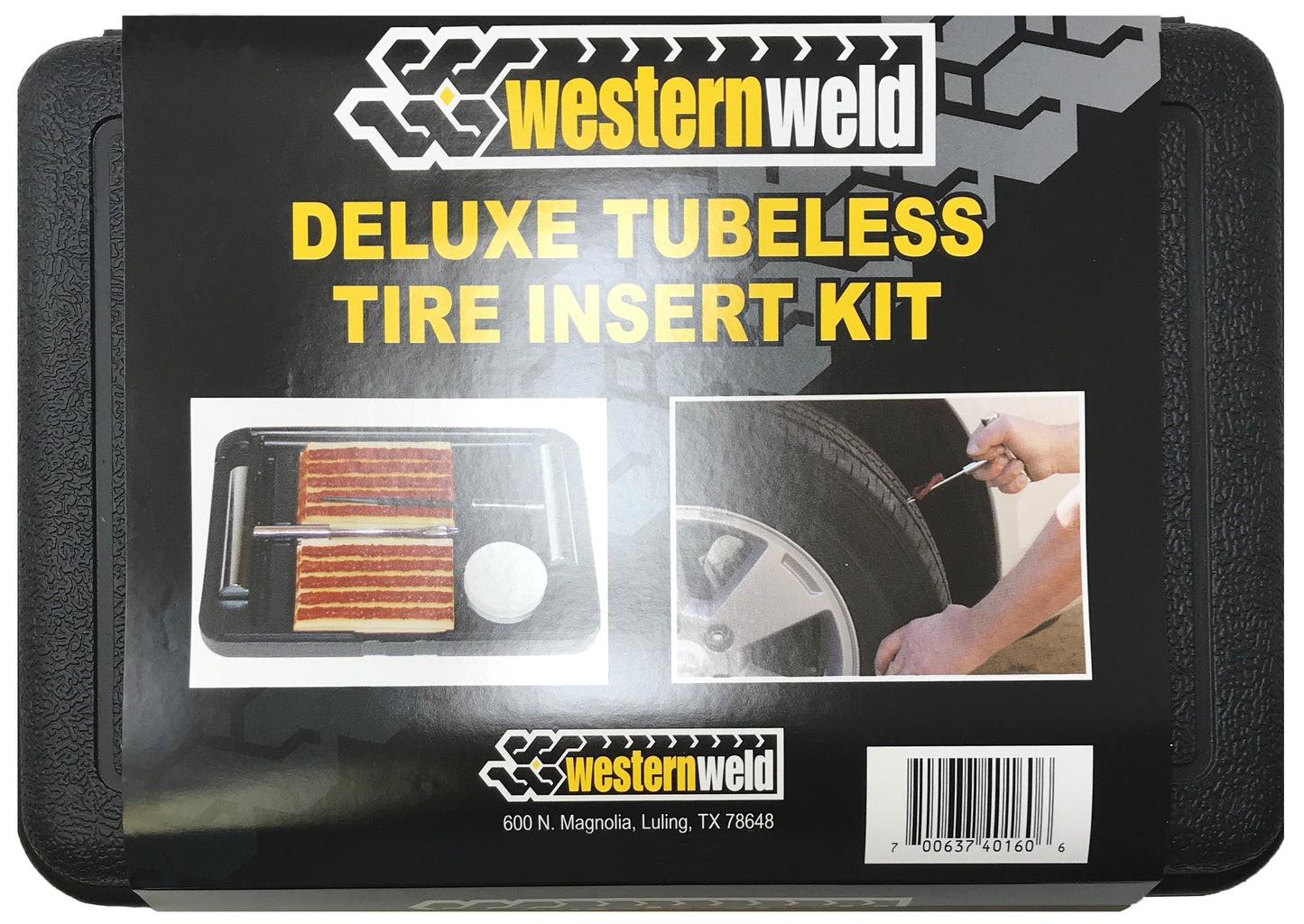 Western Weld Tubeless Flat Tire Repair Kit - USA Made