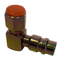 Low Side 90° Degree 1/4" R12 to R134a Charging Adapter Retrofit Conversion Valve Fitting