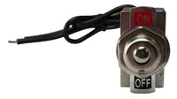 Mini Metal Toggle Switch Standard ON / OFF SPST - 2 Amps @ 250 Volts W/ 6 Inch Leads