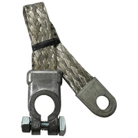 9 Inch 4 Gauge Top Post Terminal Conductor Ground Strap - 100% Copper