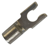 Non-Insulated Snap Spade Terminal 22-18 Gauge #10 Stud - 100 Pack