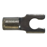 Non-Insulated Snap Spade Terminal 12-10 Gauge 1/4" Stud - 100 Pack