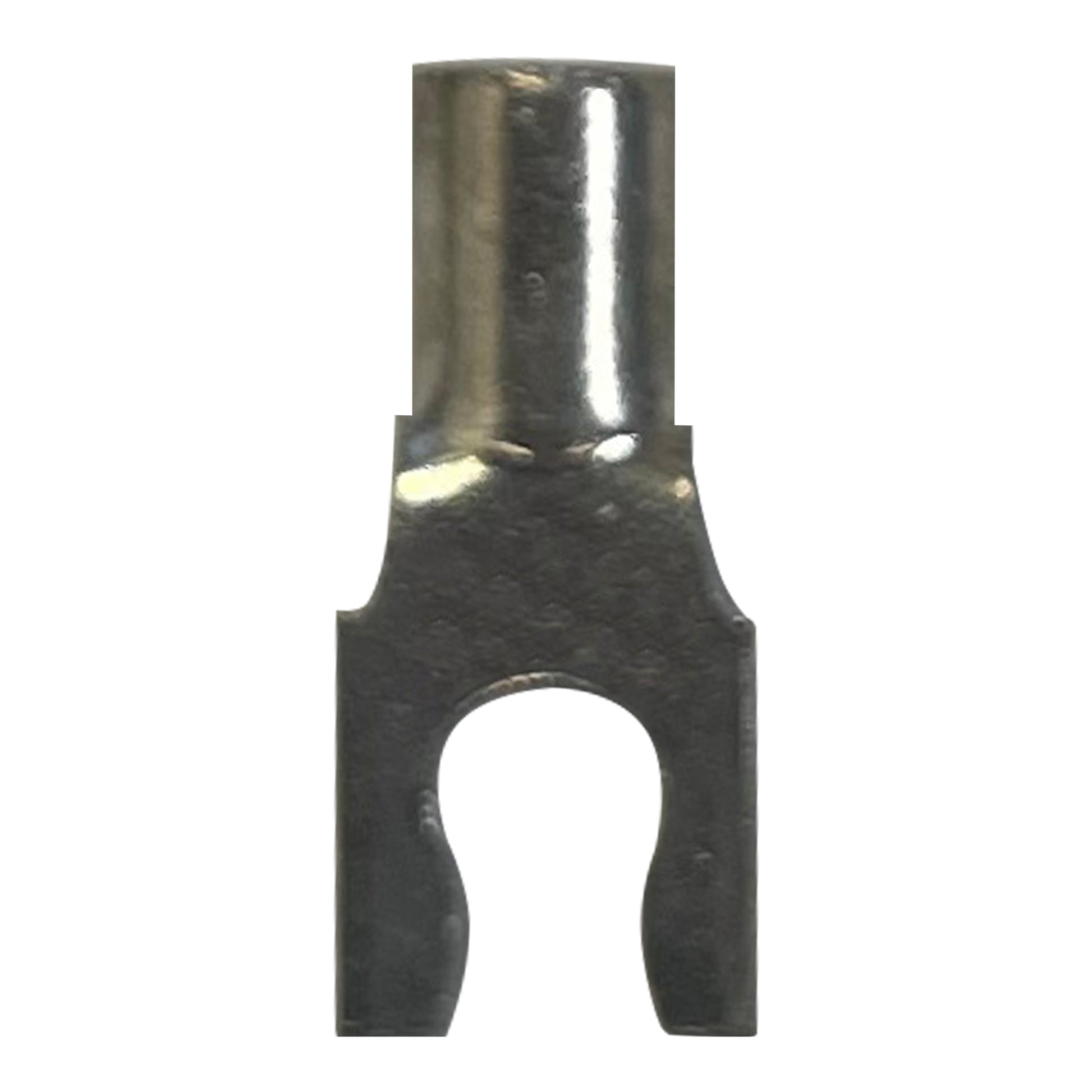 Non-Insulated Snap Spade Terminal 22-18 Gauge #8 Stud - 100 Pack