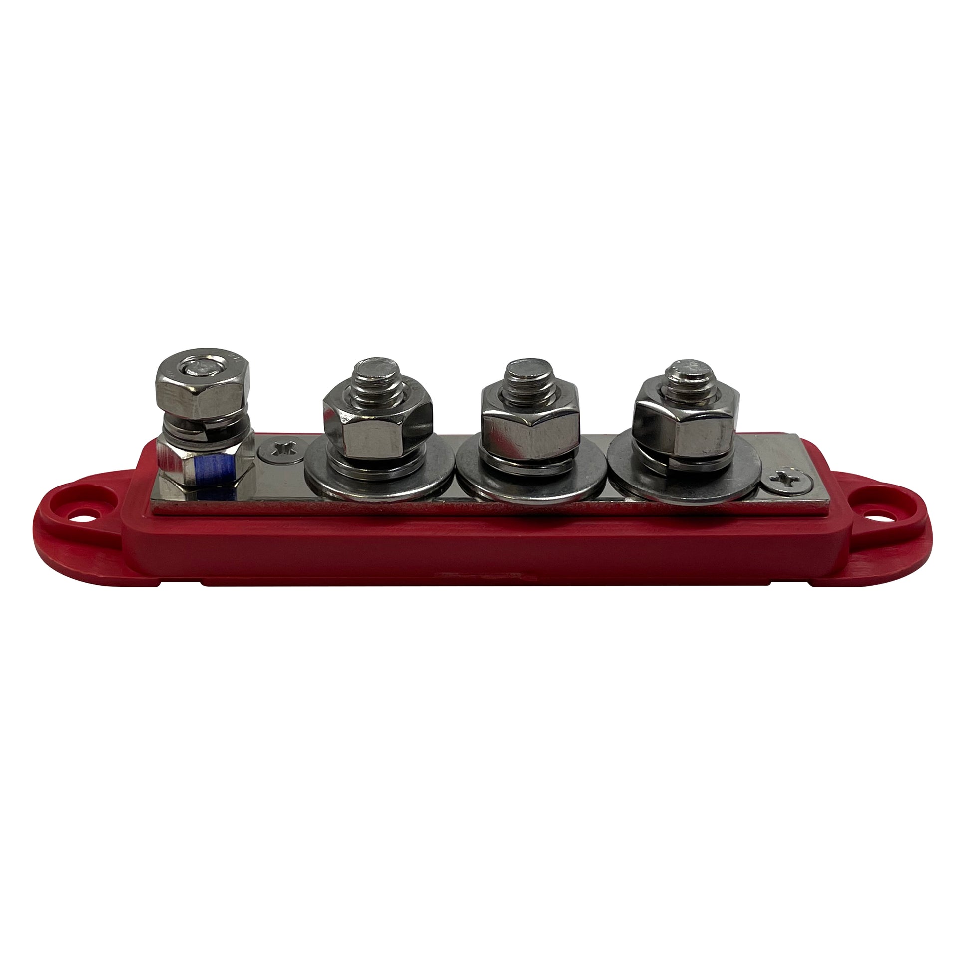 4 Point 5/16" Terminal Busbar - Red