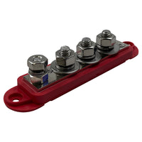 4 Point 5/16" Terminal Busbar - Red