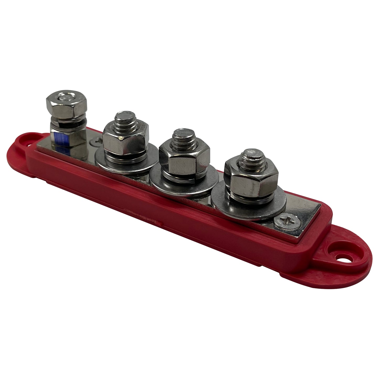 4 Point 5/16" Terminal Busbar - Red