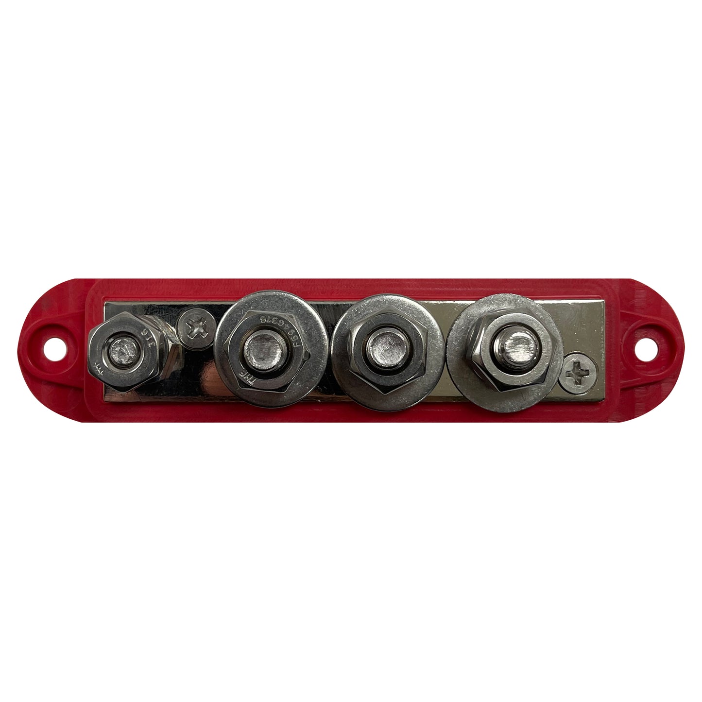 4 Point 5/16" Terminal Busbar - Red