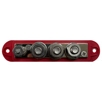 4 Point 3/8" Terminal Busbar - Red