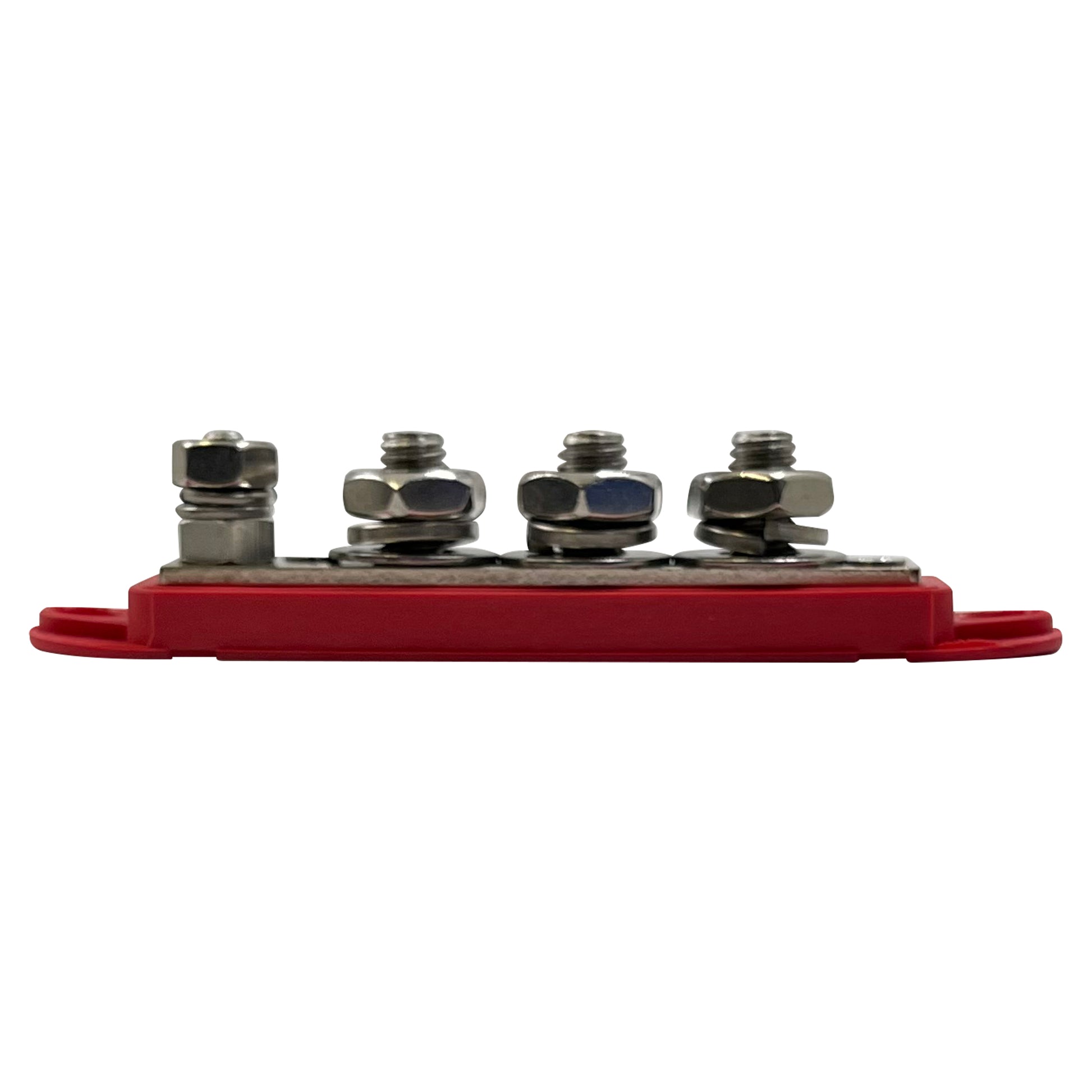 4 Point 3/8" Terminal Busbar - Red