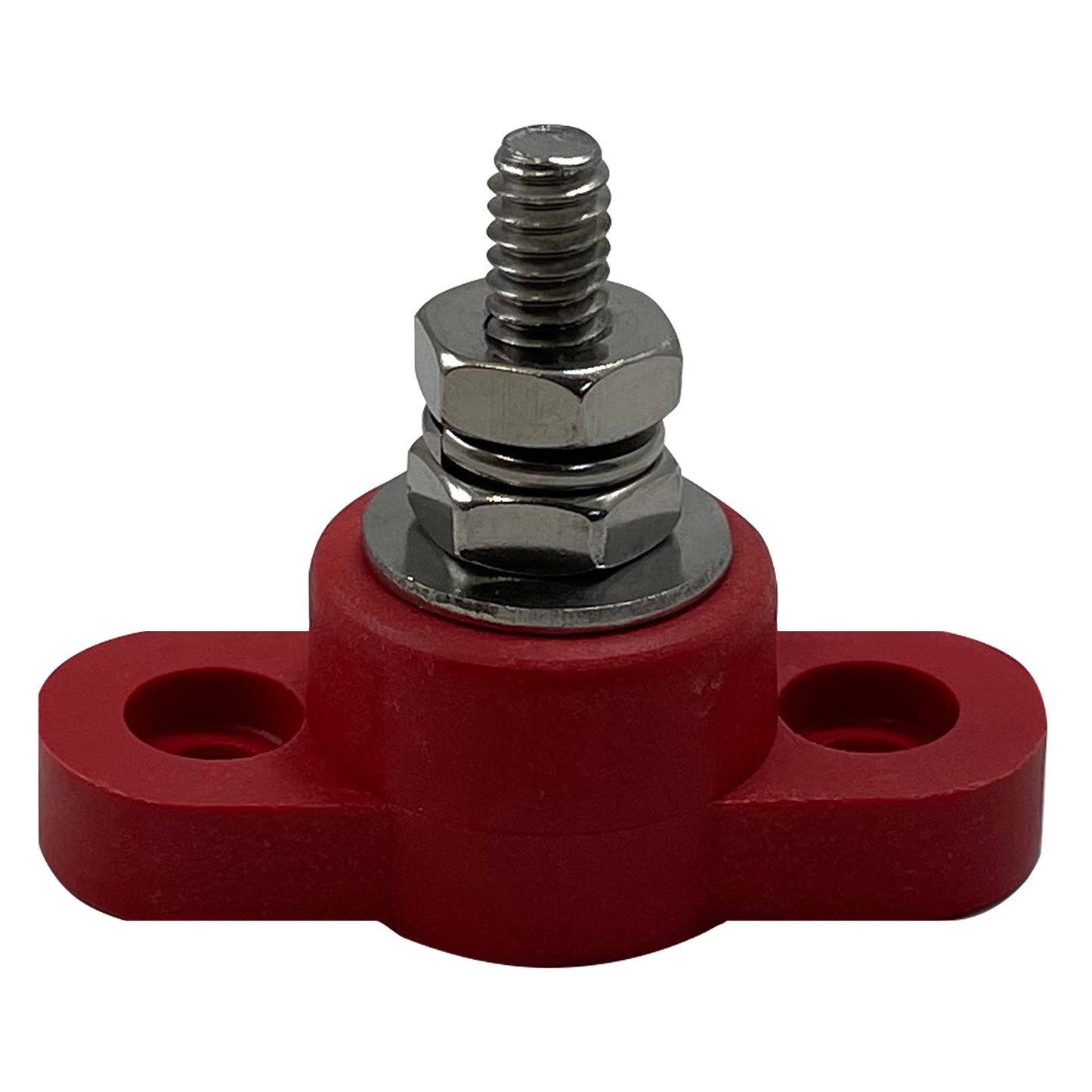 Small Base 1/4" Single Point Power Post - Red