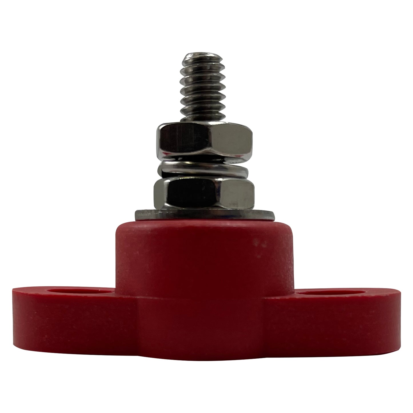Small Base 1/4" Single Point Power Post - Red