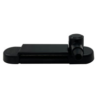 12 Point Power Distribution Block Terminal Busbar with Black Cover & Insulator Boot - 1/4" Post