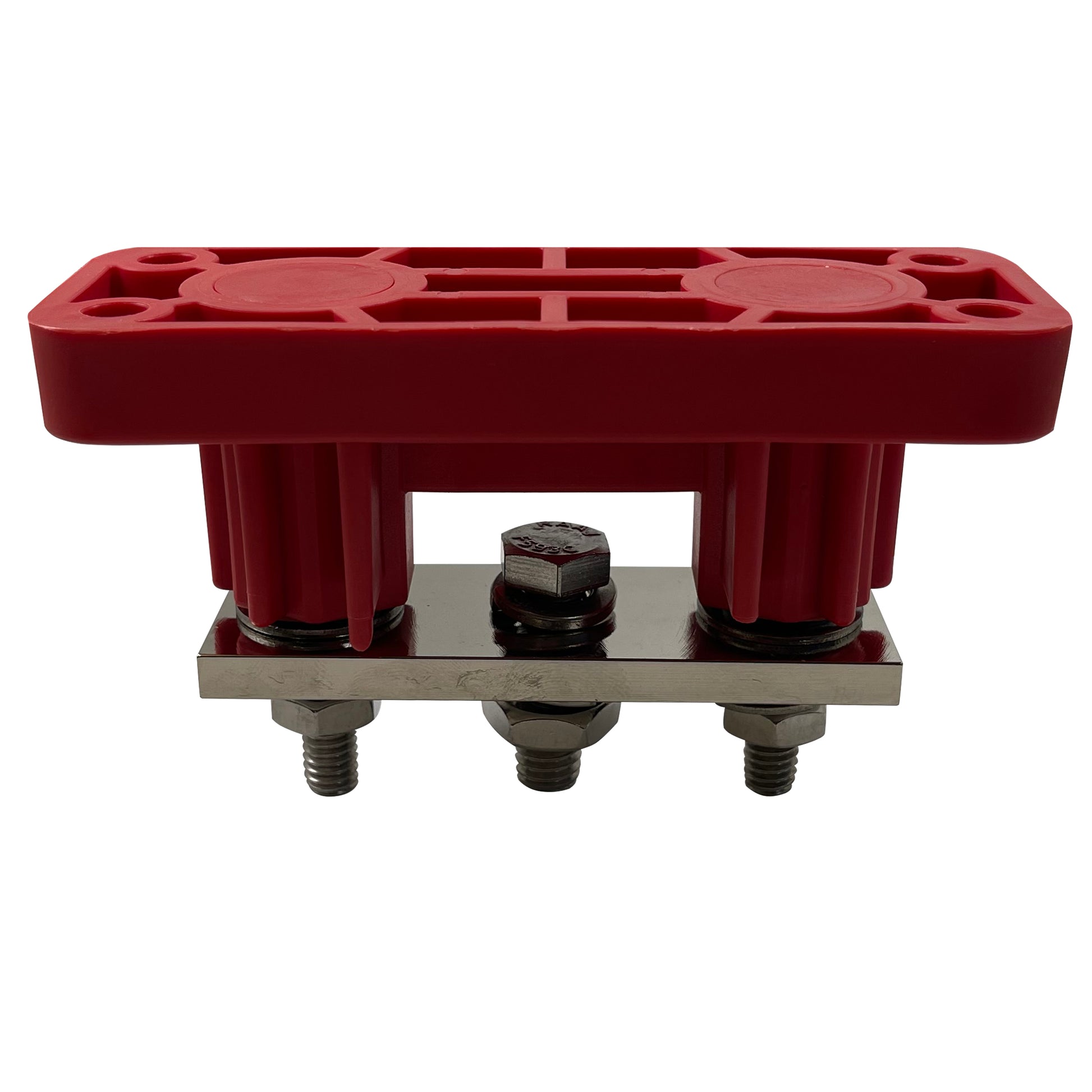 3 Point Red Hi-Amp 3/8" Terminal Busbar - 700 Amps