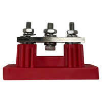 3 Point Red Hi-Amp 3/8" Terminal Busbar - 700 Amps