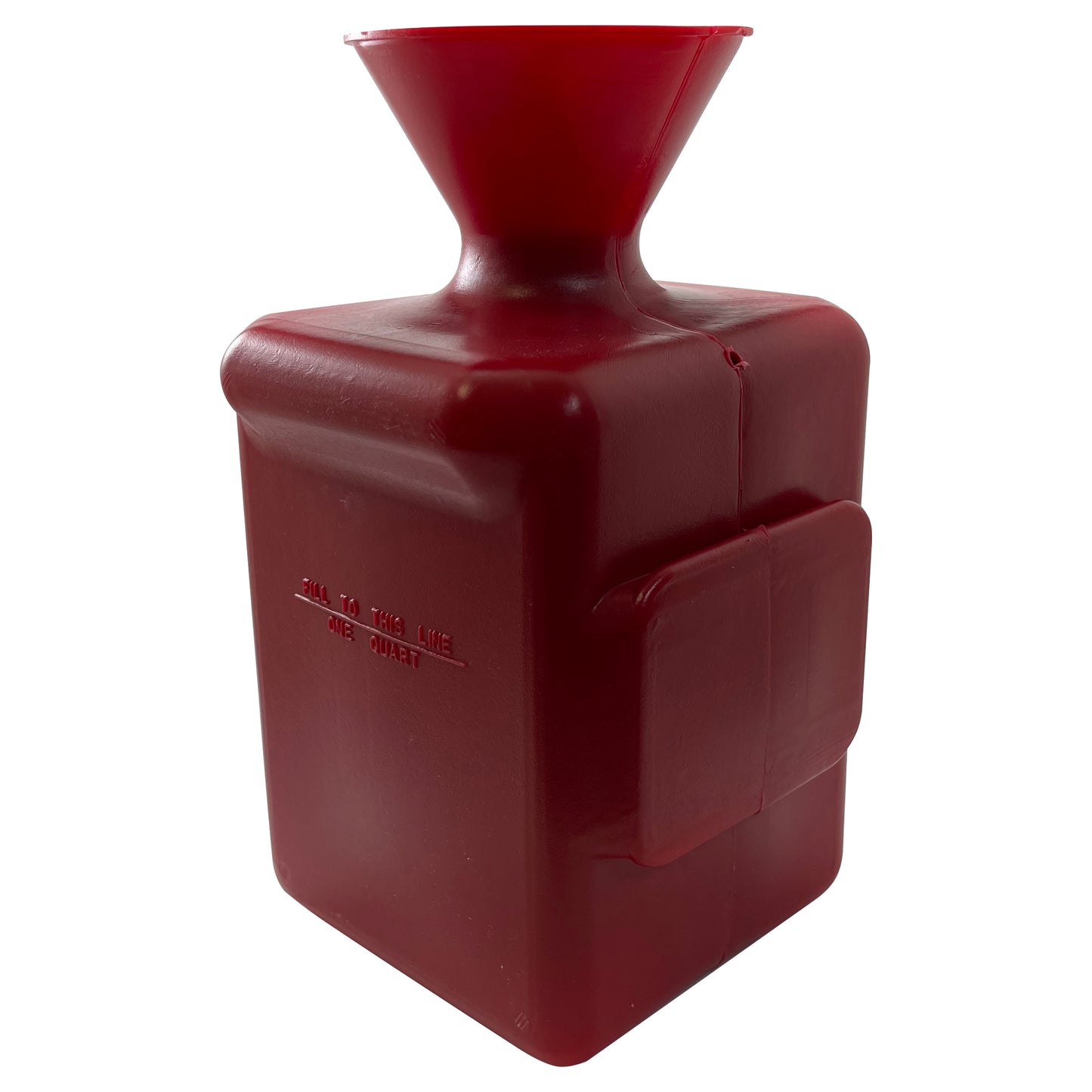 Red Straight Top Lube Bucket