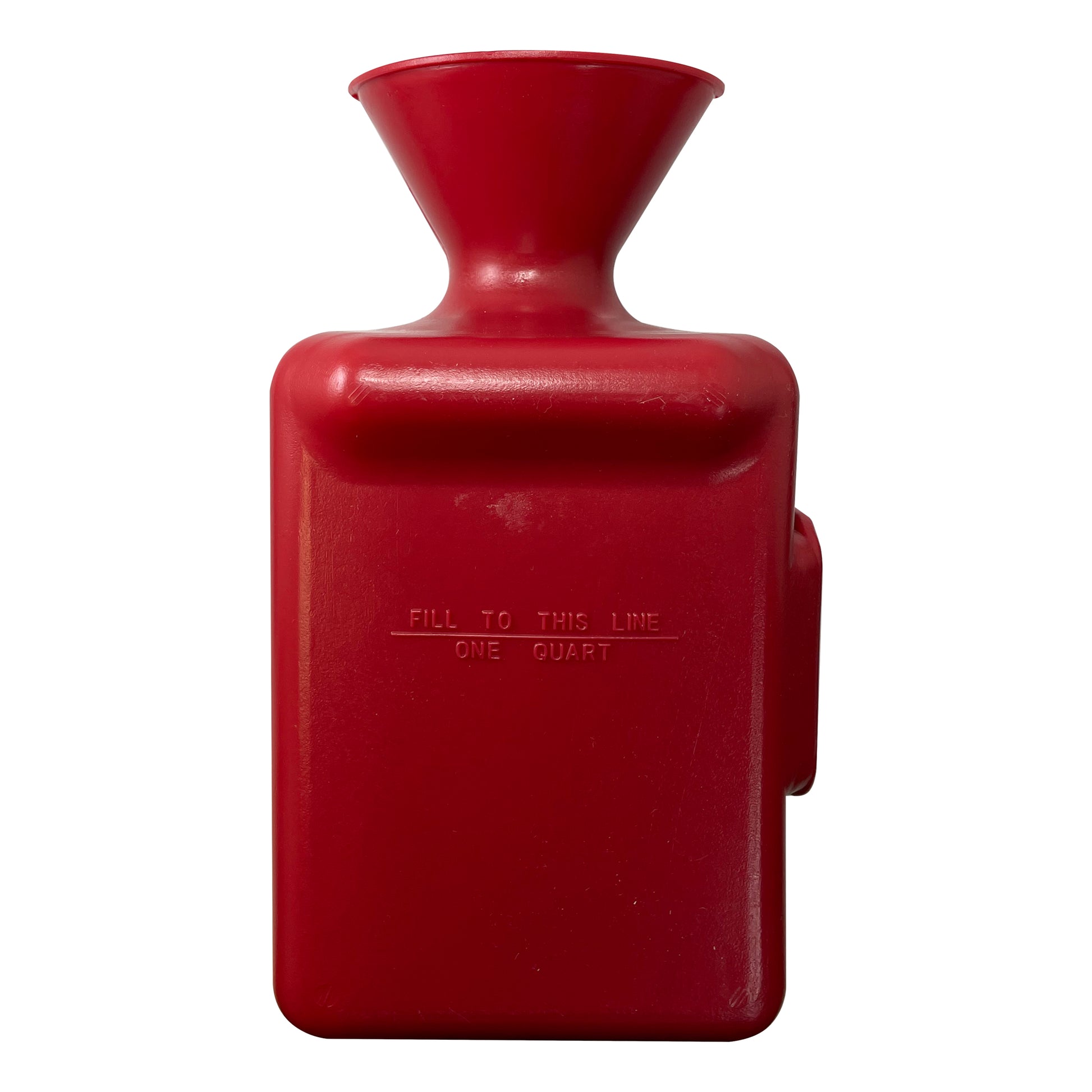 Red Straight Top Lube Bucket