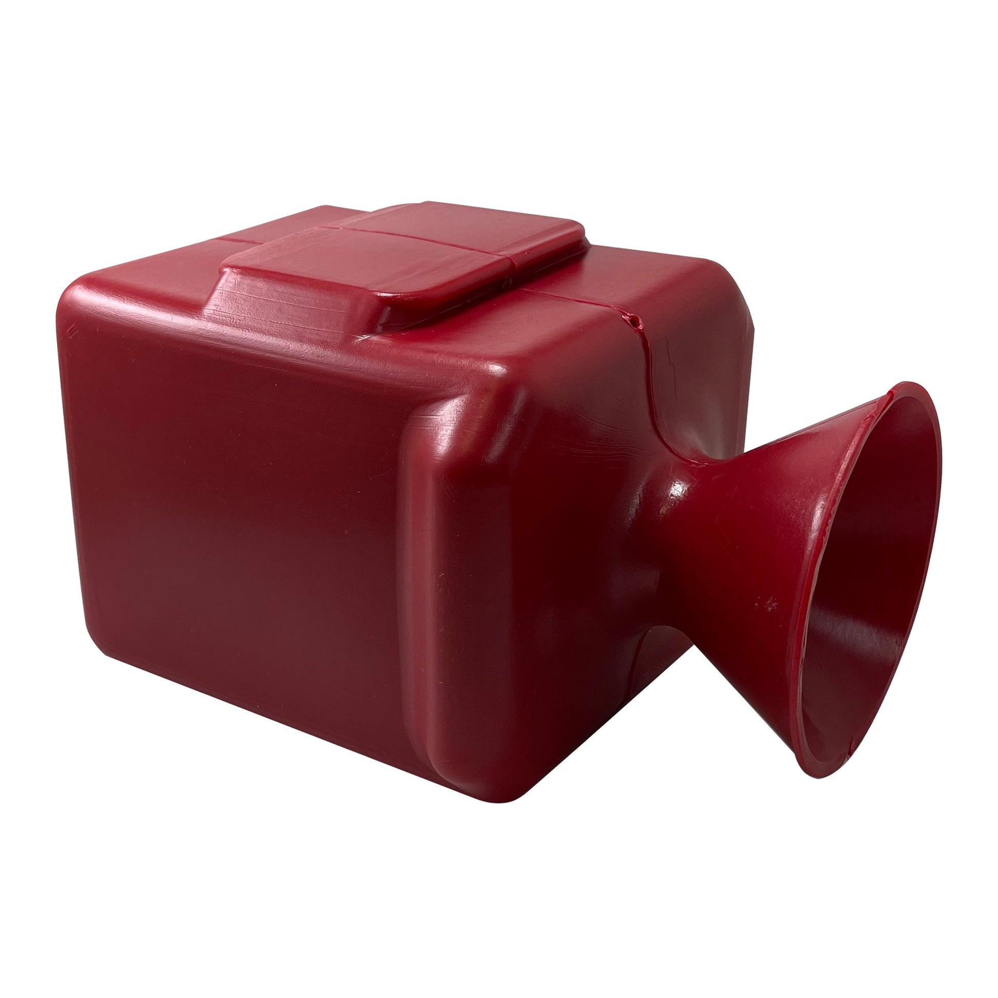 Red Straight Top Lube Bucket