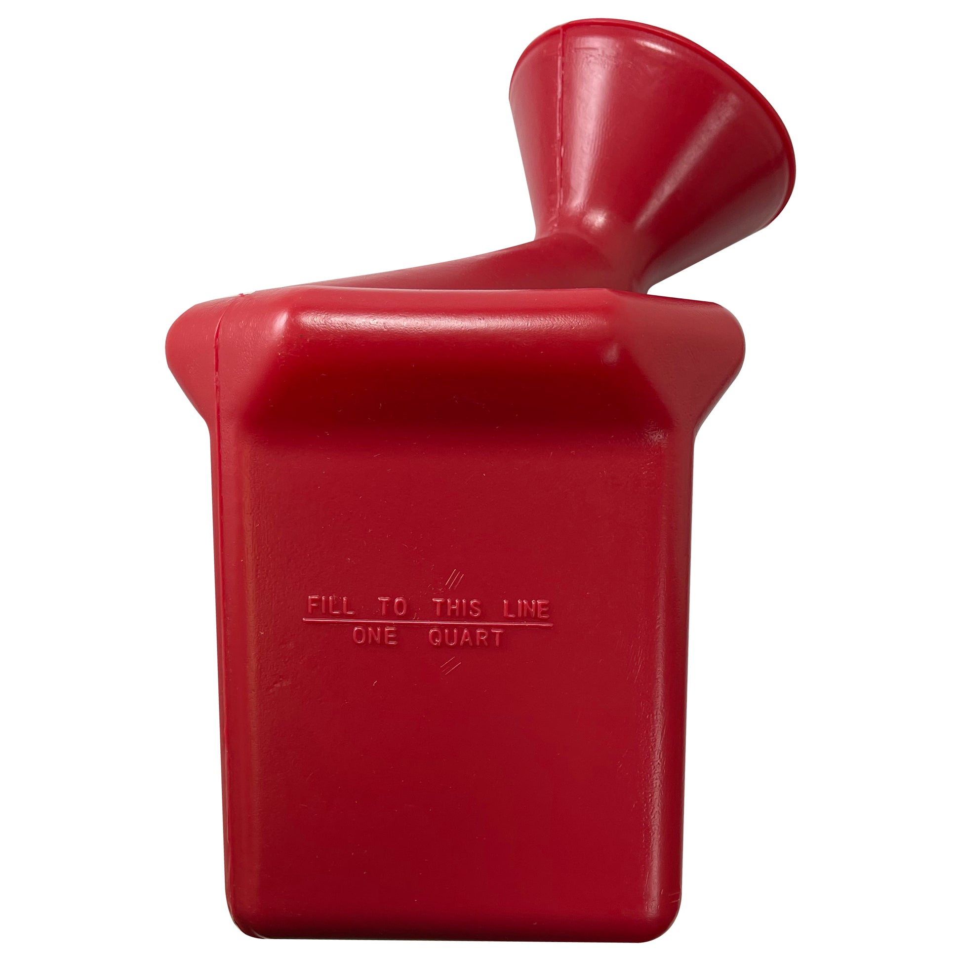 Red Angled Top Lube Bucket