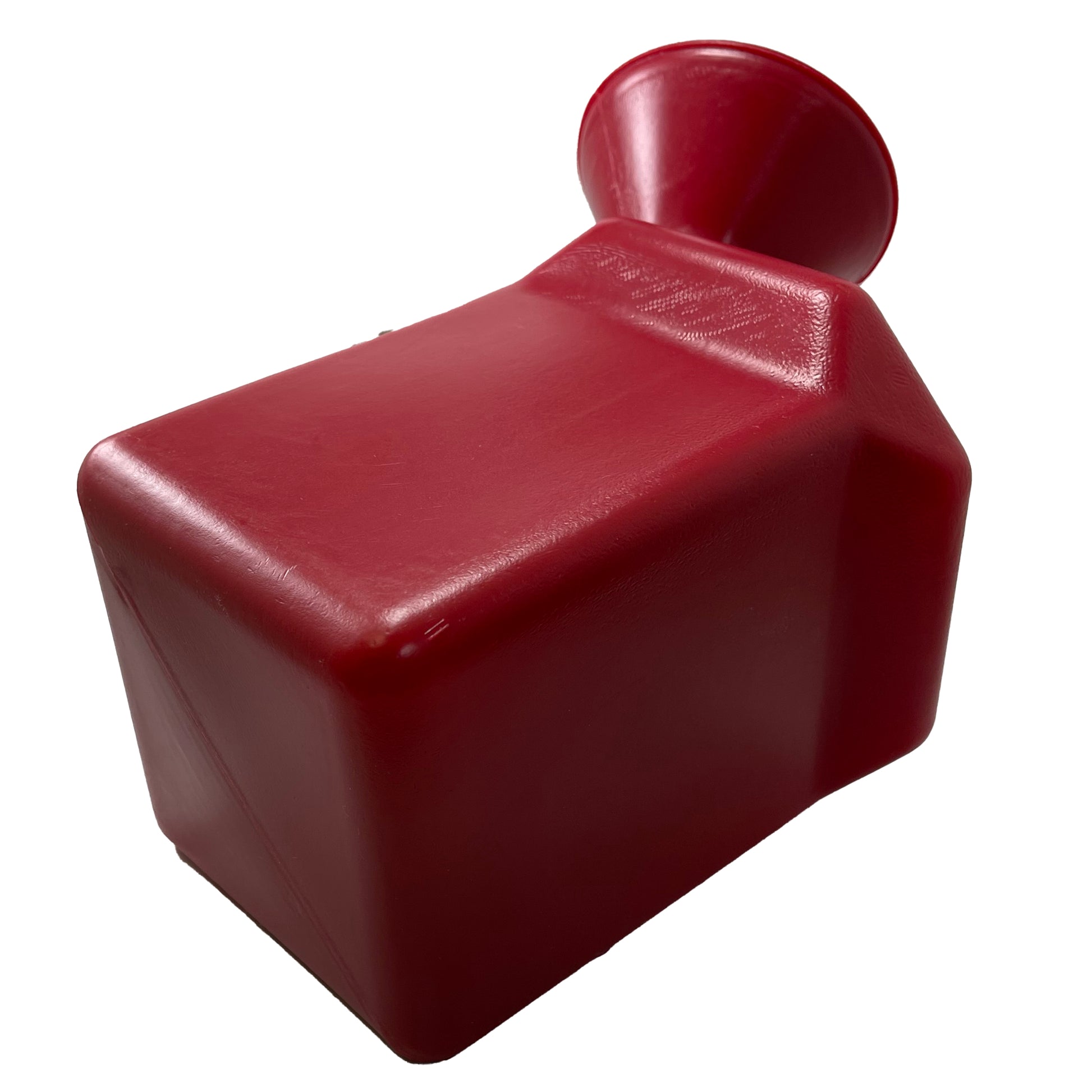 Red Angled Top Lube Bucket