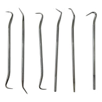 Pick & Hook Set 5-1/2 Inch for O-Ring and Seal - 6 Pieces