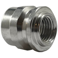 R-134a Aluminum Straight High Side Retrofit Adapter (1/4" Flare 7/16" SAE) - 5 Pack