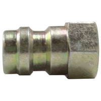 R-134a Steel With Valve Straight High Side Retrofit Adapter (1/4" Flare 7/16" SAE) - 5 Pack