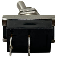 Heavy Duty Momentary On / Off Metal Toggle Switch - 25 Amps @ 12 Volts